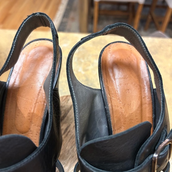 Designer Chie Mihara Black Women's Heeled Sandals - Picture 3 of 11